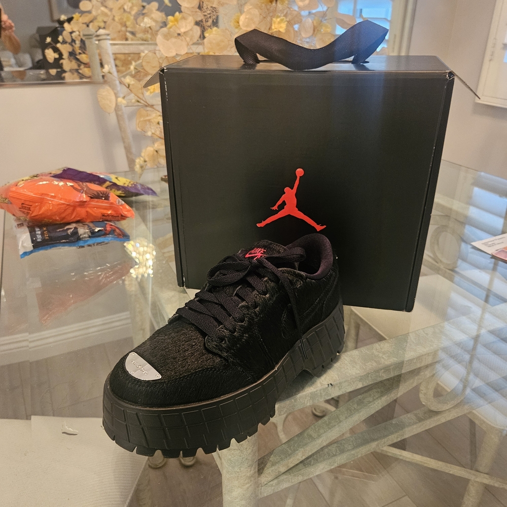 Black Air Jordan Platform Sneakers